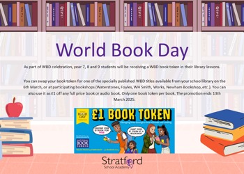 World Book Day 2025 - A Celebration of Reading!