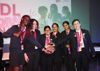 Debate Champions at the 2025 Urban Debate League Novice Fina...