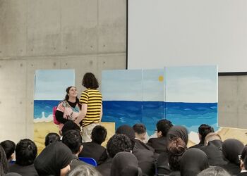 Year 8 Enjoy French Theatre Experience